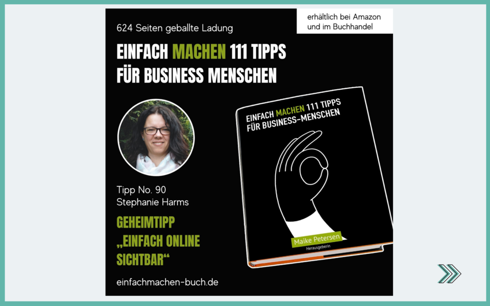 Buch „EINFACH MACHEN 111 Tipps für Business-Menschen